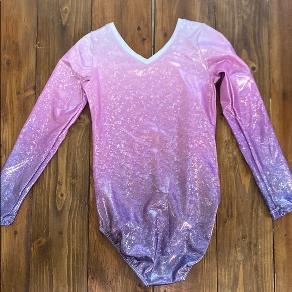 Gymnastics Leotards Blue and Pink Set - Picture 14 of 14